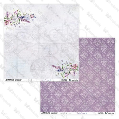 Papier do scrapbookingu 30x30 Sunday Morning 07/08 - ScrapAndMe