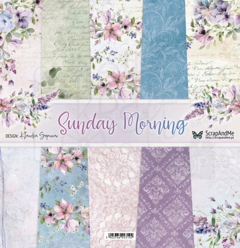 Papier do scrapbookingu 30x30 Sunday Morning - okładka - ScrapAndMe