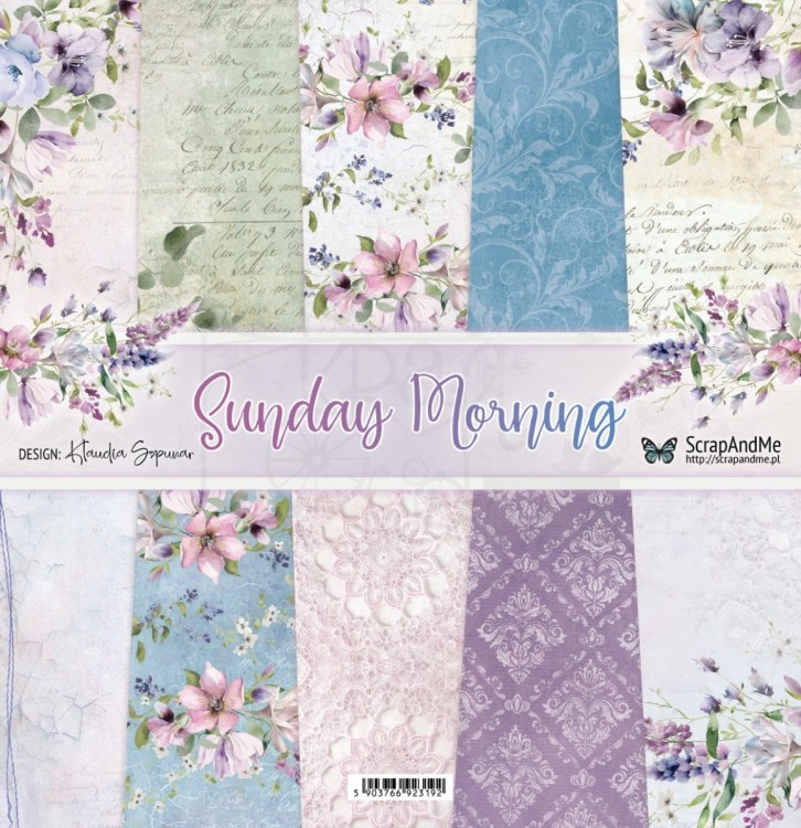 Papier do scrapbookingu 30x30 Sunday Morning - okładka - ScrapAndMe