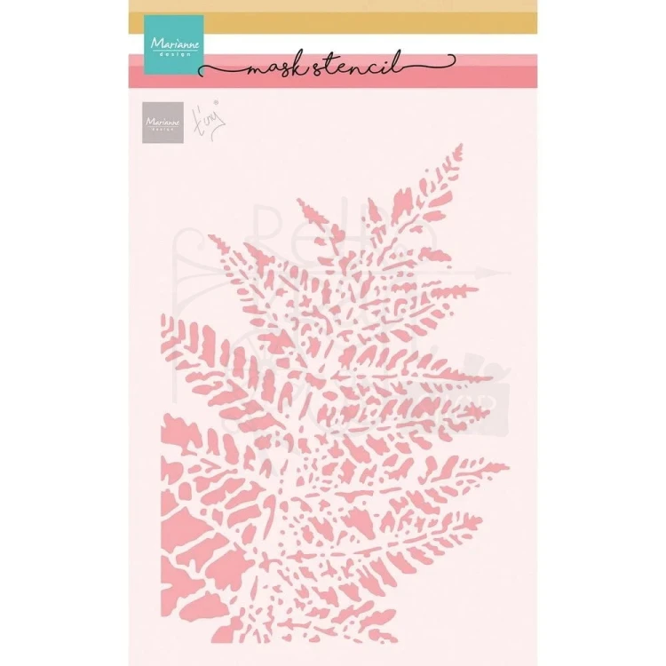 Szablon maska A5 Liść paproci PS8144 Marianne Design