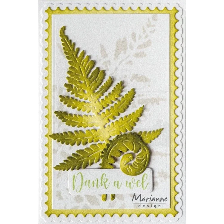 Szablon maska A5 Liść paproci PS8144 Marianne Design