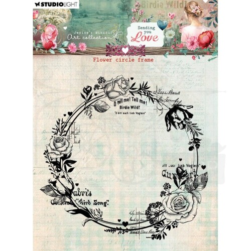 Stempel silikonowy Sending You Love Background Collage JMA-SYL-STAMP796 StudioLight