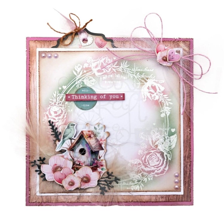 Stempel silikonowy Sending You Love Background Collage JMA-SYL-STAMP796 StudioLight