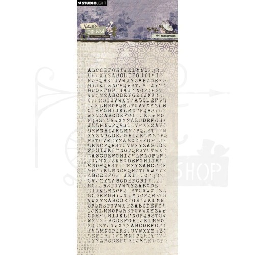 Stempel silikonowy ABC background Tło alfabet HE-ND-STAMP721 StudioLight