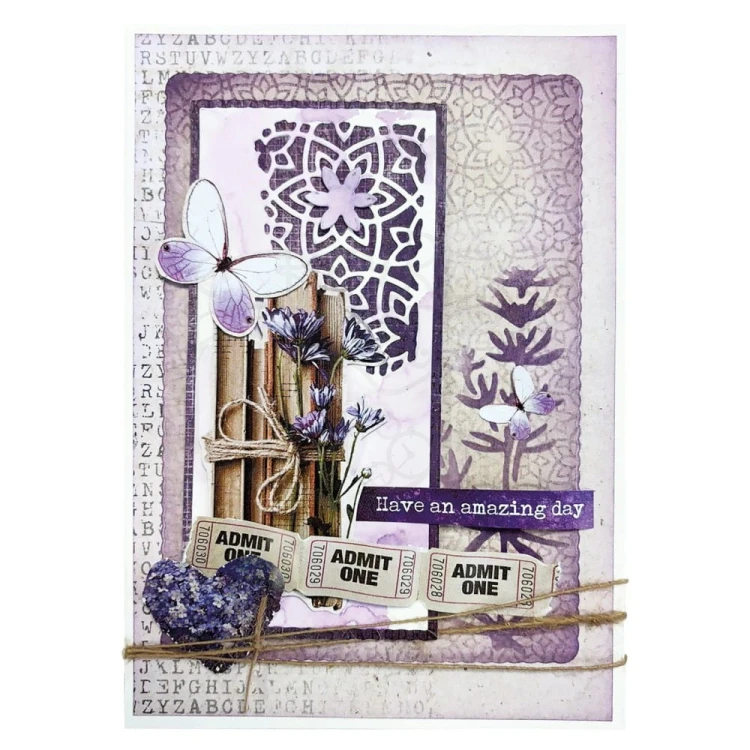 Stempel silikonowy ABC background Tło alfabet HE-ND-STAMP721 StudioLight