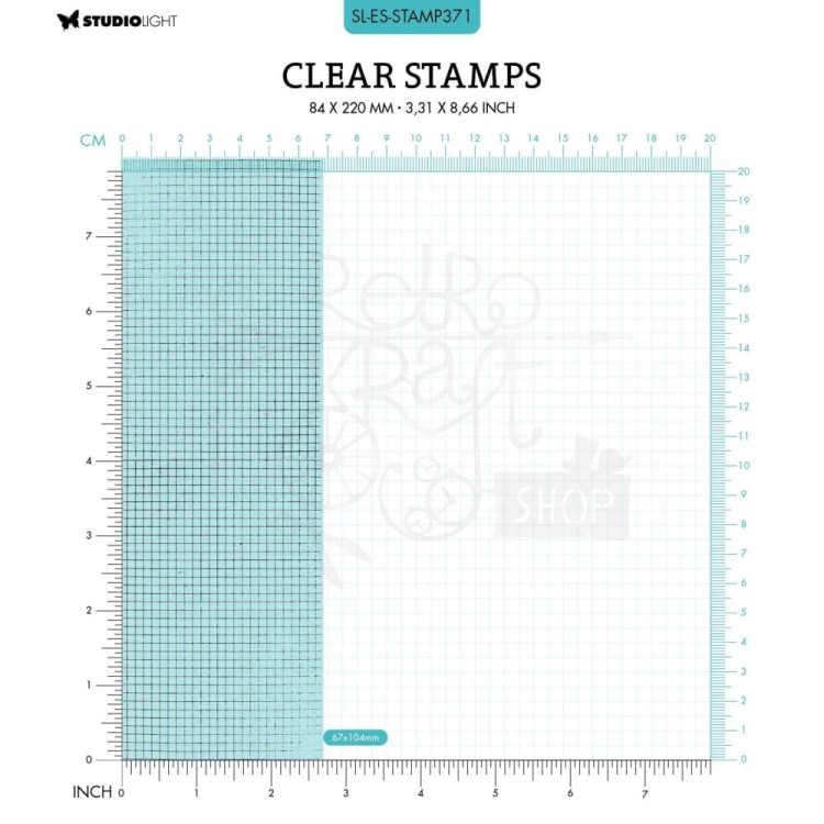 Stempel silikonowy Grid Background Tło SL-ES-STAMP371 StudioLight