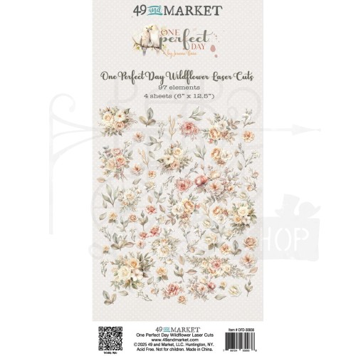Ozdoby papierowe Die-cuts One Perfect Day Wildflower 97 elementów OFD-30938 49 and Market