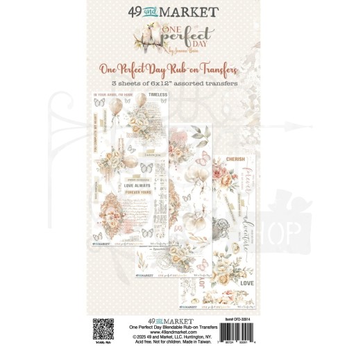 Rub-On Transfer 15x30 One Perfect Day 3 arkusze OFD-30914 49 and Market