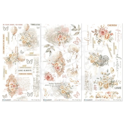 Rub-On Transfer 15x30 One Perfect Day 3 arkusze OFD-30914 49 and Market