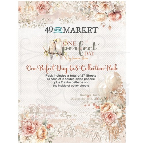 Zestaw papierów do scrapbookingu 15x20 One Perfect Day 27 arkuszy OFD-30785 49 and Market