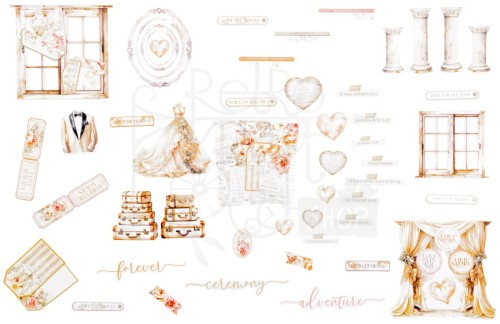 Ozdoby papierowe Die-cuts One Perfect Day 75 elementów OFD-30945 49 and Market