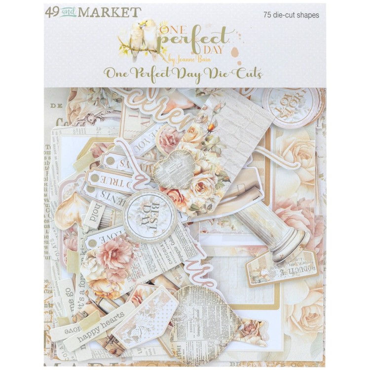 Ozdoby papierowe Die-cuts One Perfect Day 75 elementów OFD-30945 49 and Market