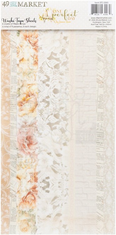 Washi Tape One Perfect Day 2 arkusze OFD-30969 49 and Market