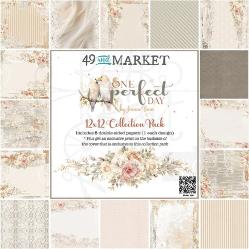 Zestaw papierów do scrapbookingu 30x30 One Perfect Day 8 arkuszy OFD-30761 49 and Market