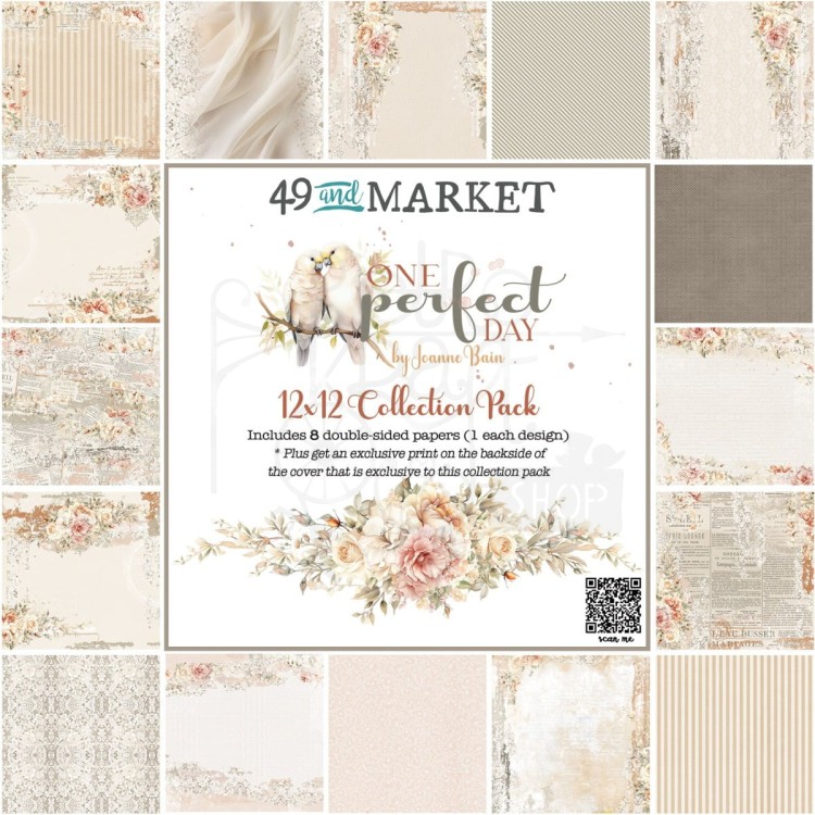 Zestaw papierów do scrapbookingu 30x30 One Perfect Day 8 arkuszy OFD-30761 49 and Market