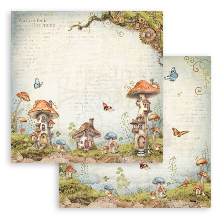 Zestaw papierów do scrapbookingu 20x20 Hidden Grove SBBS124 Stamperia