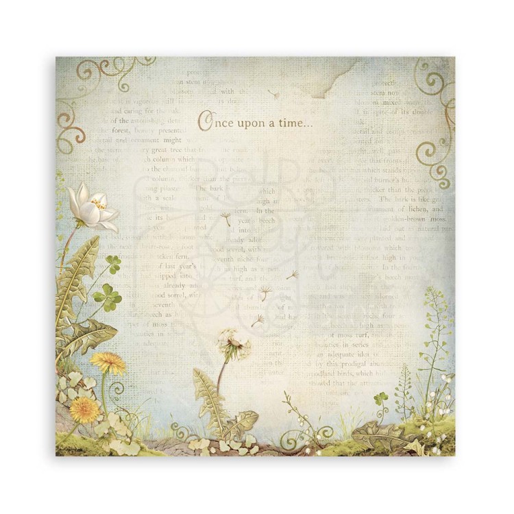 Zestaw papierów jednostronnych do scrapbookingu 20x20 Hidden Grove SBBSXB10 Stamperia
