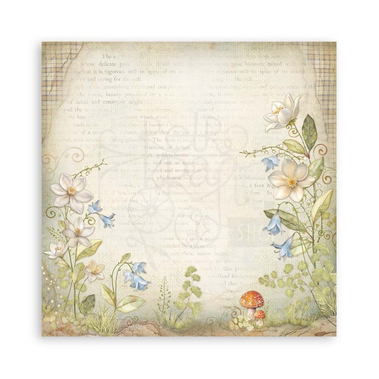Zestaw papierów jednostronnych do scrapbookingu 20x20 Hidden Grove SBBSXB10 Stamperia