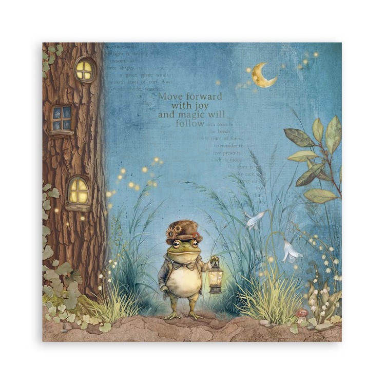Zestaw papierów jednostronnych do scrapbookingu 20x20 Hidden Grove SBBSXB10 Stamperia