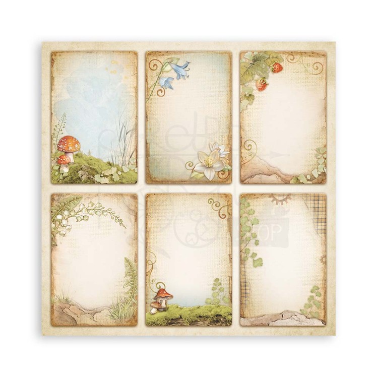 Zestaw papierów jednostronnych do scrapbookingu 20x20 Hidden Grove SBBSXB10 Stamperia