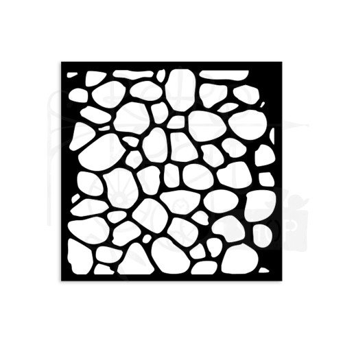 Szablon maska 12x12cm Hidden Grove Wzór kamienia KSTDS30 Stamperia