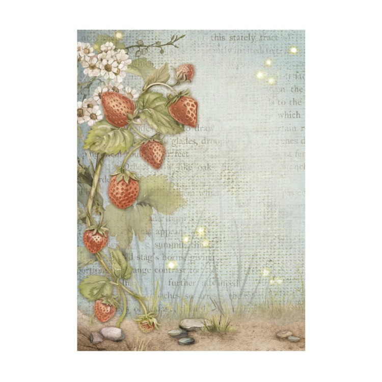 Papier ryżowy A6 Hidden Grove 8szt Tła DFSAK6038 Stamperia