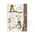 Papier washi A5 Hidden Grove 8 ark SBW17 Stamperia