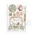 Papier washi A5 House of Roses 8 ark SBW18 Stamperia