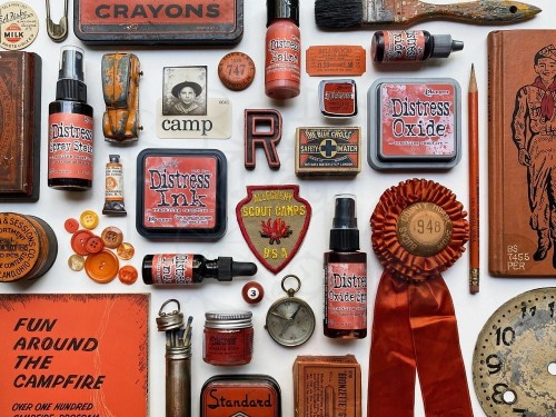 Tusz Tim Holtz Distress Oxide Ink Pad Crackling Campfire TDO72317 Ranger