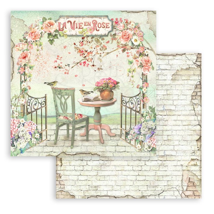 Zestaw papierów do scrapbookingu 20x20 House of Roses SBBS08 Stamperia