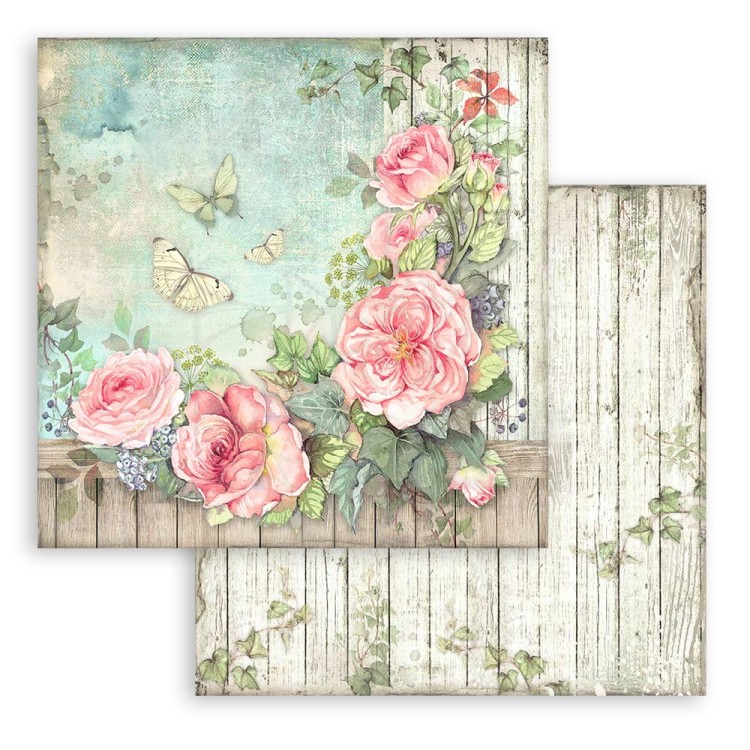 Zestaw papierów do scrapbookingu 20x20 House of Roses SBBS08 Stamperia