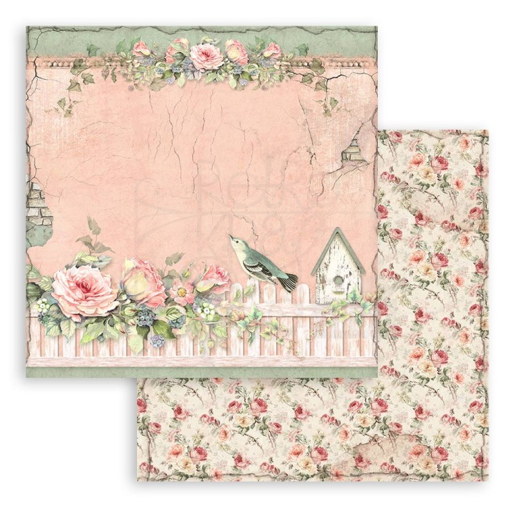 Zestaw papierów do scrapbookingu 20x20 House of Roses SBBS08 Stamperia