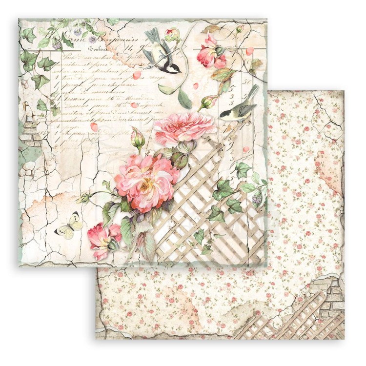Zestaw papierów do scrapbookingu 20x20 House of Roses SBBS08 Stamperia