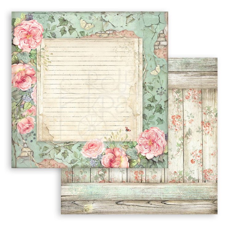 Zestaw papierów do scrapbookingu 20x20 House of Roses SBBS08 Stamperia