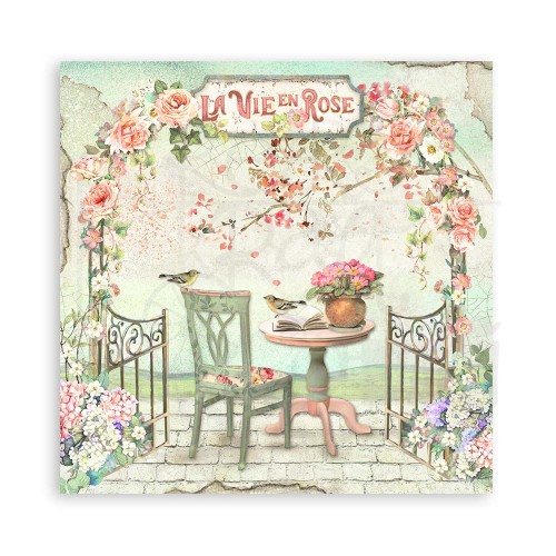 Zestaw papierów jednostronnych do scrapbookingu 20x20 House of Roses SBBSXB11 Stamperia