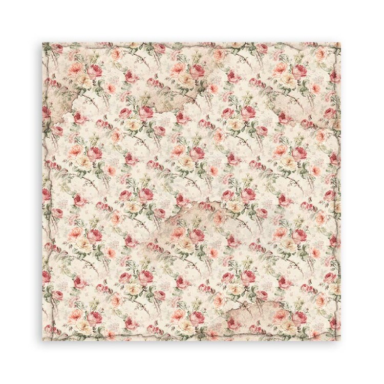 Zestaw papierów jednostronnych do scrapbookingu 20x20 House of Roses SBBSXB11 Stamperia