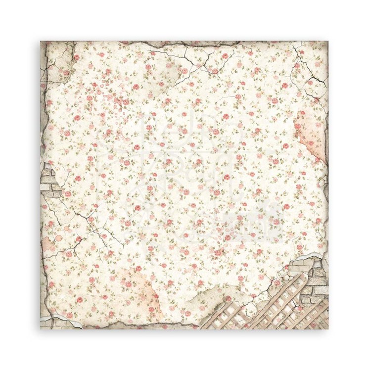 Zestaw papierów jednostronnych do scrapbookingu 20x20 House of Roses SBBSXB11 Stamperia