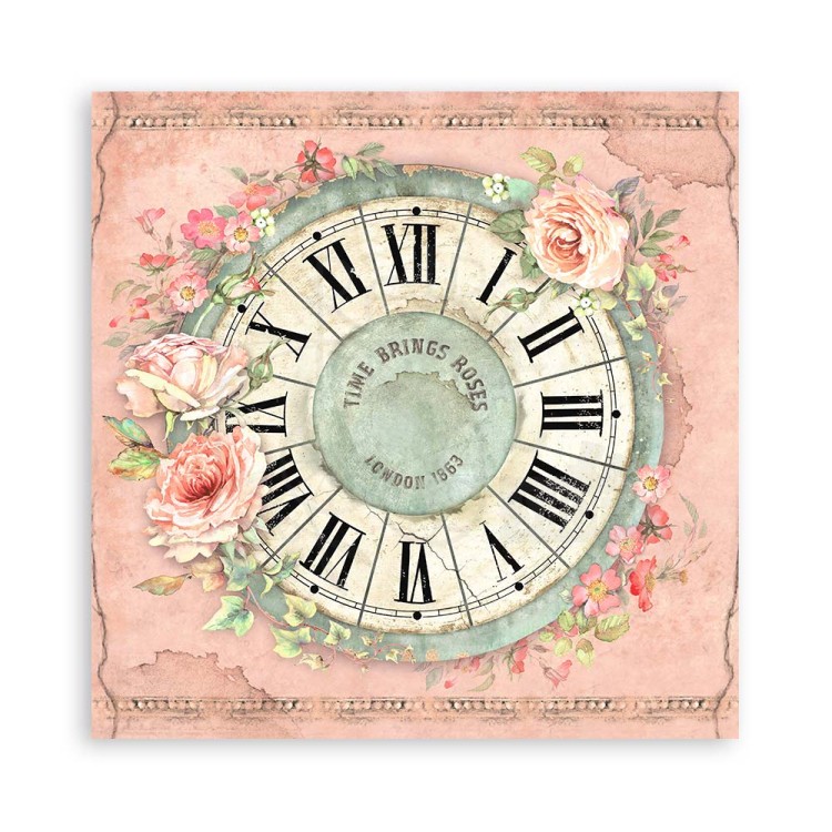 Zestaw papierów jednostronnych do scrapbookingu 20x20 House of Roses SBBSXB11 Stamperia