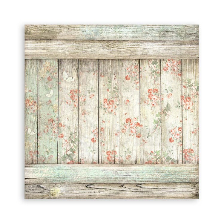 Zestaw papierów jednostronnych do scrapbookingu 20x20 House of Roses SBBSXB11 Stamperia