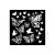 Szablon maska 12x12cm House of Roses Papilon KSTDS34 Stamperia