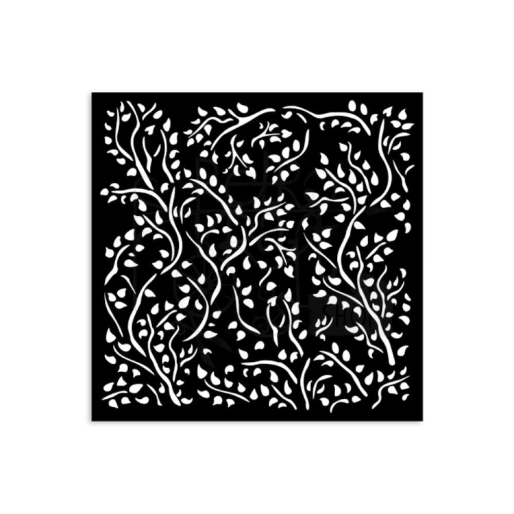 Szablon maska 12x12cm House of Roses Wzór w gałązki KSTDS33 Stamperia