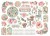 Ozdoby kształty tekturowe Die Cuts House of Roses 38szt DFLDC114 Stamperia