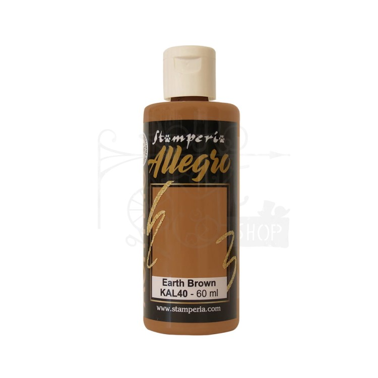 Farba akrylowa Allegro Earth Brown KAL40 Stamperia