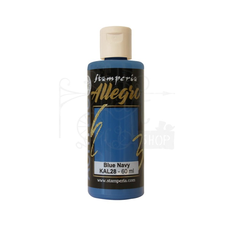 Farba akrylowa Allegro Blue Navy KAL28 Stamperia