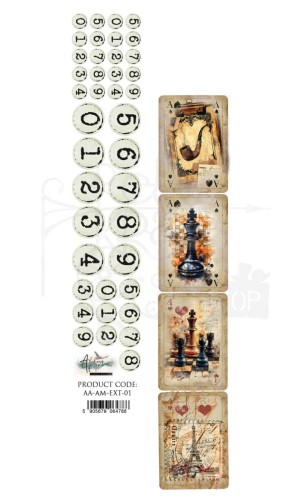 Pasek 5x30 Numery i karty AA-AM-EXT-01 Alchemy of Art