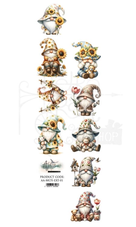 Pasek 5x30 Memory of spring - Skrzaty AA-MOS-EXT-01 Alchemy of Art