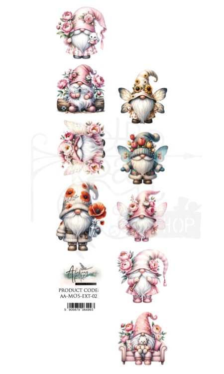 Pasek 5x30 Memory of spring - Balony AA-MOS-EXT-02 Alchemy of Art