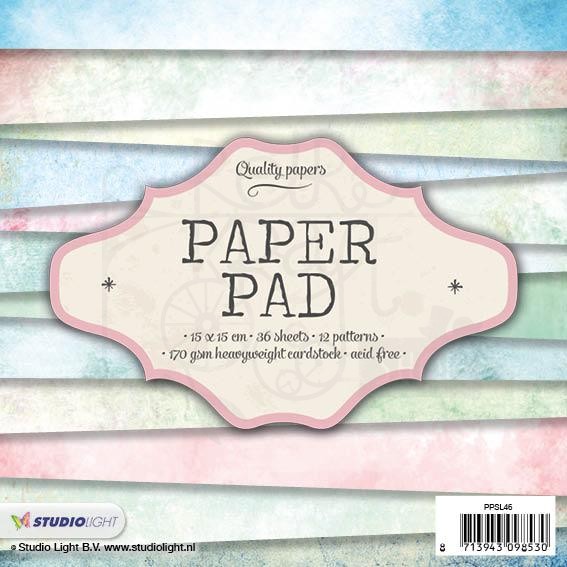 Zestaw papierów 15x15 Quality Papers 36 arkuszy PPSL46 StudioLight