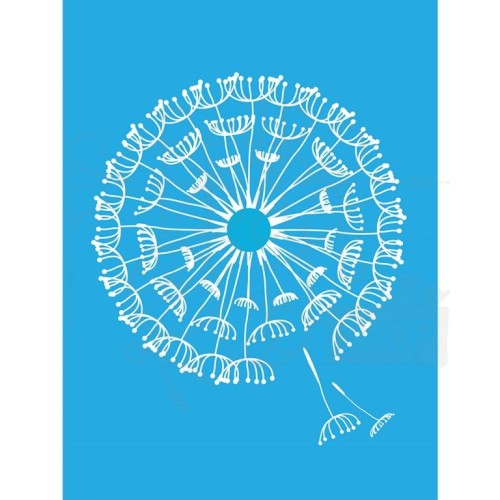 Szablon maska A5 Americana Mixed Media Dandelion ASMM21 DecoArt