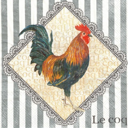 Serwetka 33x33 - Kogut